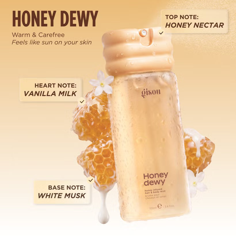 Honey Infused Hair & Body Mist Honey Dewy - Azora Beauty