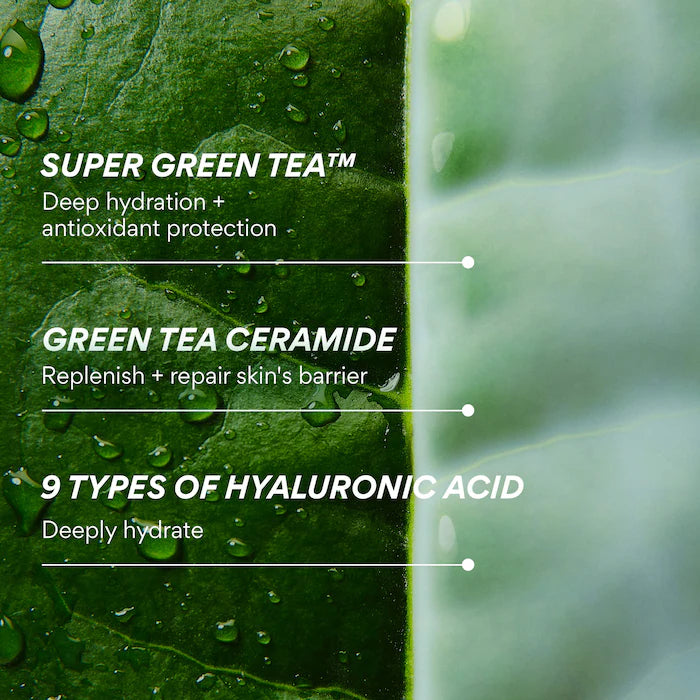 Korean Jeju Green Tea Ceramide Refillable Milk Toner With Hyaluronic Acid For Hydration + Barrier Repair