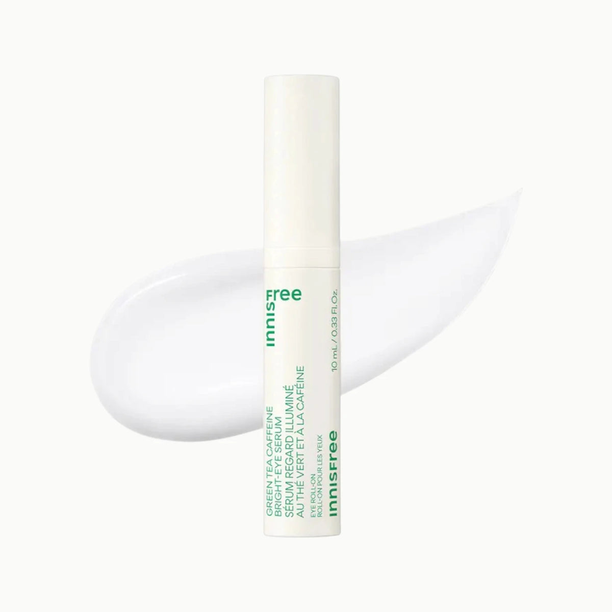 Korean Jeju Green Tea Eye Serum With Caffeine For Hydration + Puffiness