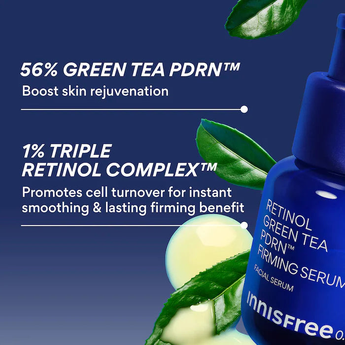 Retinol Green Tea PDRN™ Korean Firming & Smoothing Serum For Slow-Aging
