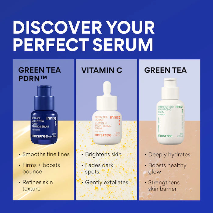 Retinol Green Tea PDRN™ Korean Firming & Smoothing Serum For Slow-Aging