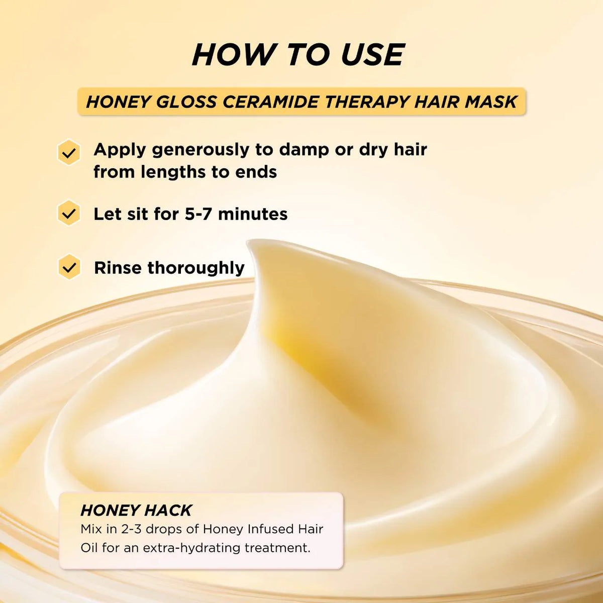 Honey Gloss Ceramide Therapy Hair Mask - Azora Beauty